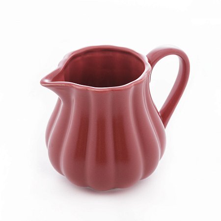 LEITEIRA DE PORCELANA PÉLATA VERMELHA MATT 220ML - WOLFF