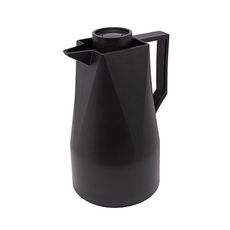 GARRAFA TÉRMICA DE PLÁSTICO ORIGAMI PRETA 1L - WOLFF