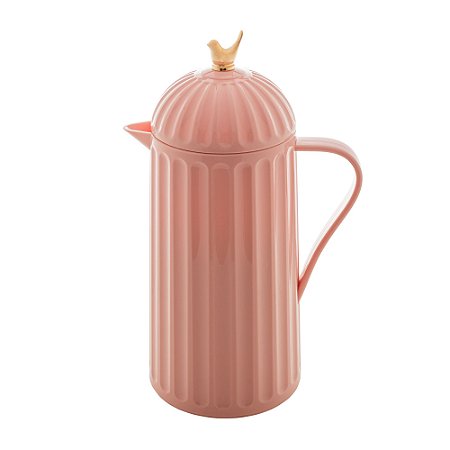 GARRAFA TÉRMICA DE PLÁSTICO BIRD ROSA 1L - WOLFF