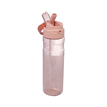 GARRAFA SQUEEZE DE POLICARBONATO ROSA 830ML - WOLFF