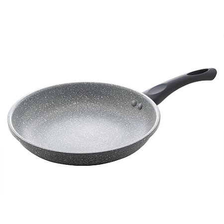 FRIGIDEIRA DE INDUÇÃO EM ALUMÍNIO COM REVESTIMENTO CERÂMICO GRANILITE CINZA 24CM - WOLFF