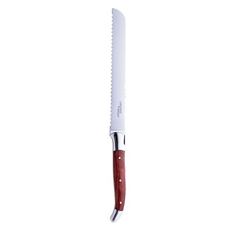 FACA DE PÃO COM CABO DE MADEIRA E AÇO INOX LAGUIOLE BY WOLFF 34CM - WOLFF