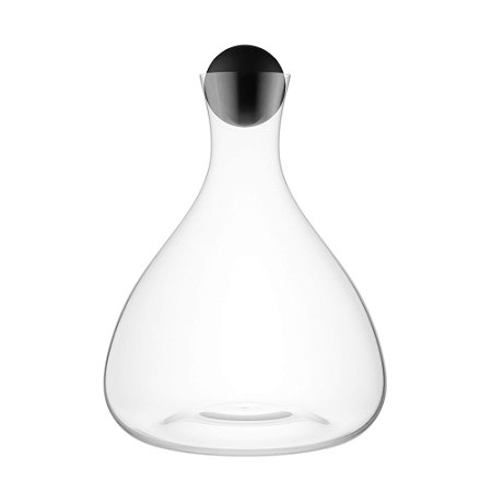 DECANTER DE CRISTAL ECOLÓGICO COM TAMPA ESFERA LAUTOS VERITAS 2,3L - WOLFF