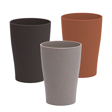 COPO EM FIBRA DE PINHO E PP PINE SORTIDO 300ML - WOLFF