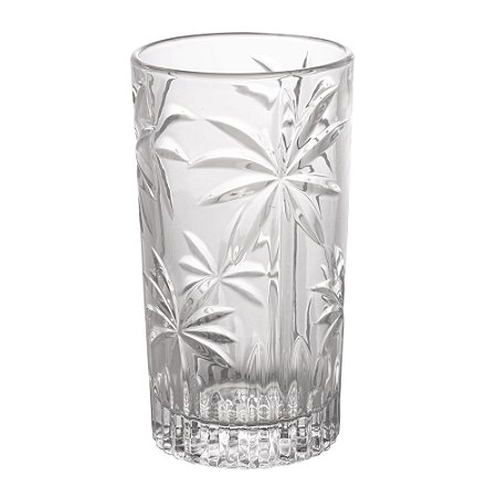 COPO ALTO DE CRISTAL PALM TREE 360ML - WOLFF