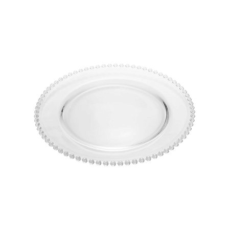 CONJUNTO DE 4 PRATOS DE CRISTAL PEARL 28CM - WOLFF