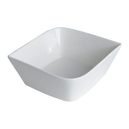 TRAVESSA RETANGULAR DE MELAMINA TÓQUIO PRETA 17,5CM X 11CM X 2,5CM - LYOR