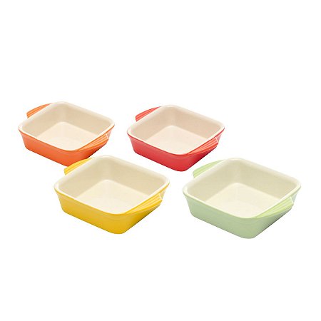 PRATO PARA SOBREMESA DE MELAMINA BASIC BRANCO 18CM - LYOR