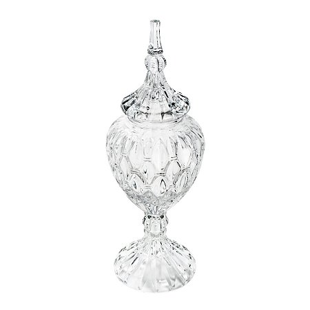 POTE DE VIDRO BOROSSILICATO COM TAMPA ESFERA DE ROLHA CLASSIC 550ML - LYOR