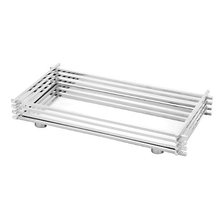 CONJUNTO 4 LUGARES AMERICANO DE POLIÉSTER E LINHO LÉVIS CINZA 45CM X 30CM - LYOR