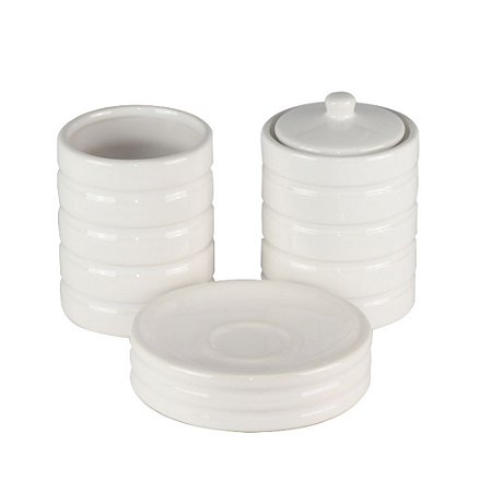 CESTA RETANGULAR DE FIBRA NATURAL COM FORRO EM TECIDO E ALÇA 35CM X 25CM X 8CM - LYOR