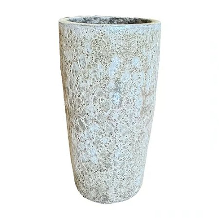 VASO VIETNAMITA DE CERAMICA IMPORTADO SINGAPURA ATLANTIS D50XA90CM