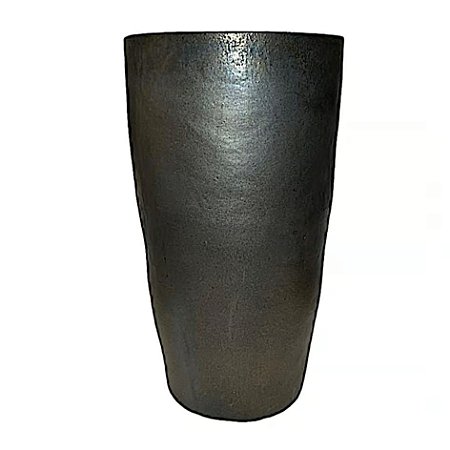 VASO VIETNAMITA DE CERAMICA IMPORTADO SINGAPURA BRONZE D40XA70CM