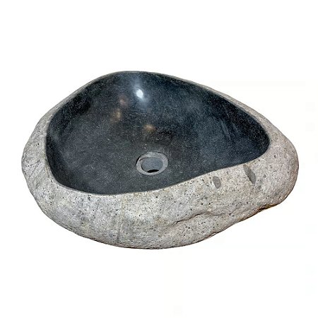 CUBA PEDRA VULCANICA NEGRA BALI EDGELESS L49XA15XP42CM