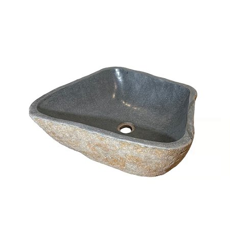 CUBA PEDRA VULCANICA NEGRA BALI SQUARE BASE L52XA15XP42CM