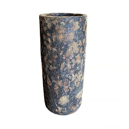 VASO VIETNAMITA DE CERAMICA IMPORTADO OCEANIA ATLANTIS MESCLADO D32XA66CM