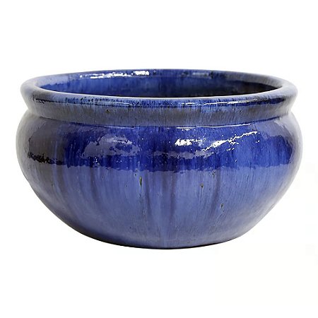 BACIA VIETNAMITA GRECIA CERAMICA IMPORTADO AZUL