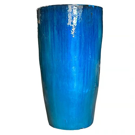 VASO VIETNAMITA DE CERAMICA IMPORTADO SINGAPURA AQUA D30XA60CM