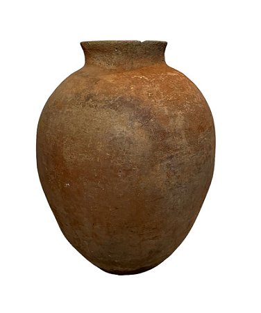 VASO DE BARRO ANTIGO MORINGA TERRACOTA BAHIA D48XA58CM