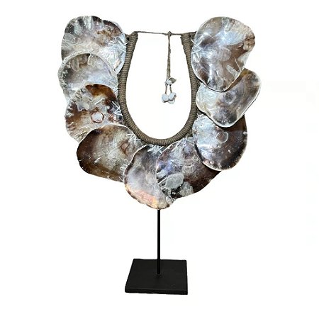 COLAR DECORATIVO BALI OYSTER A50CM