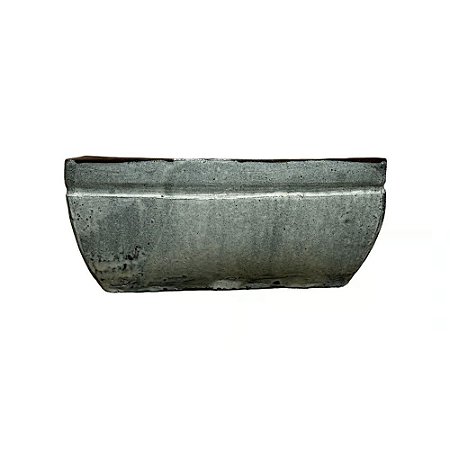 FLOREIRO RUSTICO DE CERAMICA IMPORTADO BRANCO 55X30XA22CM