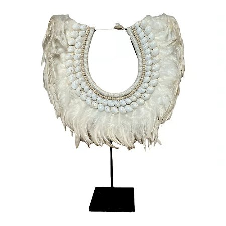 COLAR DECORATIVO BALI BOHO PLUME A50CM