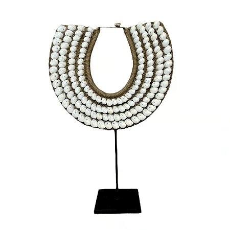 COLAR DECORATIVO BALI CONCHA NATURAL A50CM