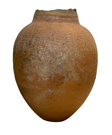 VASO DE BARRO ANTIGO MORINGA MESCLA CLARA BAHIA D39XA53CM