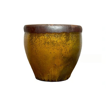VASO RUSTICO DE CERAMICA IMPORTADO MARRAKECH MESCLADO D46XA41CM