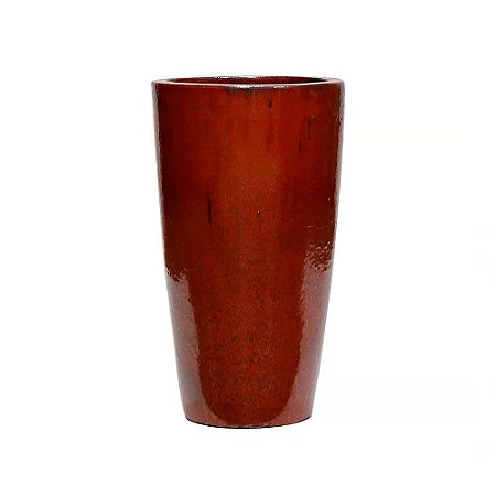 VASO VIETINAMITA MALDIVAS CERAMICA IMPORTADO COBRE 54CM