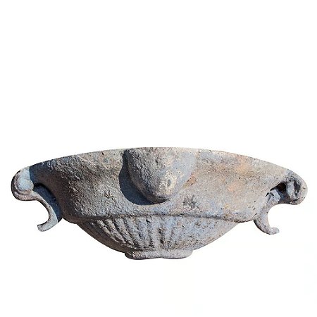 VASO VIETNAMITA DE DE PAREDE CERAMICA IMPORTADO ATLANTIS VERDETE L48XA26CM
