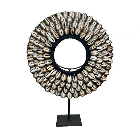 COLAR DECORATIVO BALI BUZIOS AFRICANO A38CM