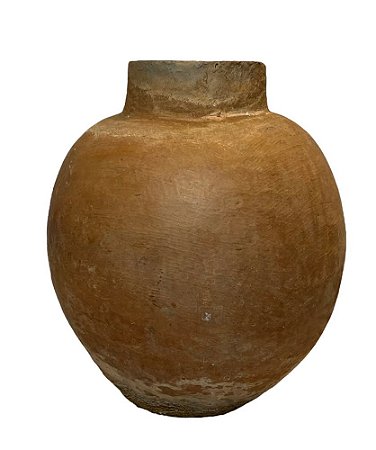 VASO DE BARRO ANTIGO MORINGA CLARA BAHIA D41XA52CM
