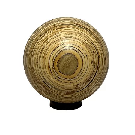 ESCULTURA ESFERA EM MACHETARIA 16CM
