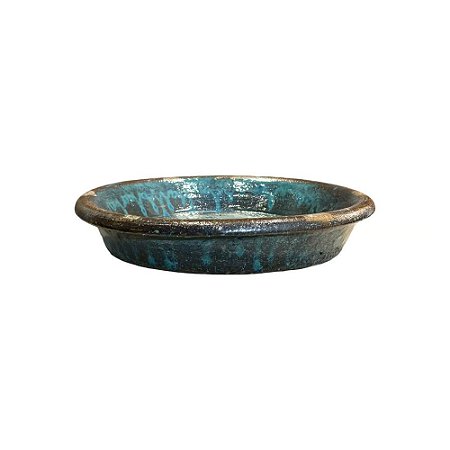 PRATO RUSTICO DE CERAMICA IMPORTADO MESCLADO D50XA03CM
