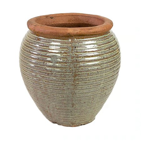 VASO CERAMICA IMPORTADO GALES RUSTICO DE MESCLADO D32XA34CM