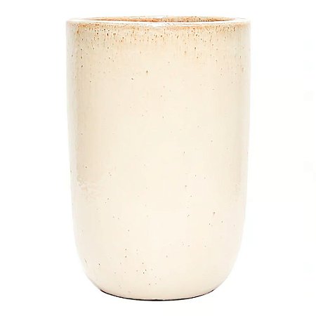 VASO VIETNAMITA DE CERAMICA IMPORTADO PARIS PP AREIA D26XA41CM