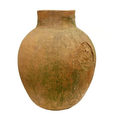 VASO DE BARRO MORINGA ANTIGA BAHIA D29XA36CM