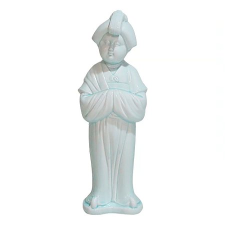 CHINESA EM PORCELANA KIMONO CELADON