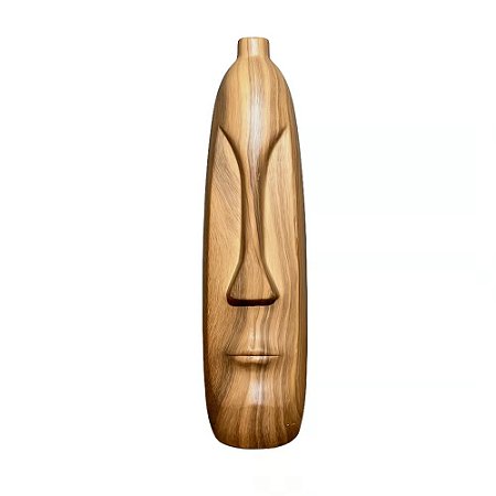 MORINGA CERAMICA ESCULPIDA FACES FITUR D10XA40CM