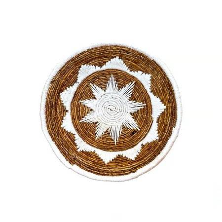 PRATO ARTESANAL BALI ESTRELA RENDADA 40CM