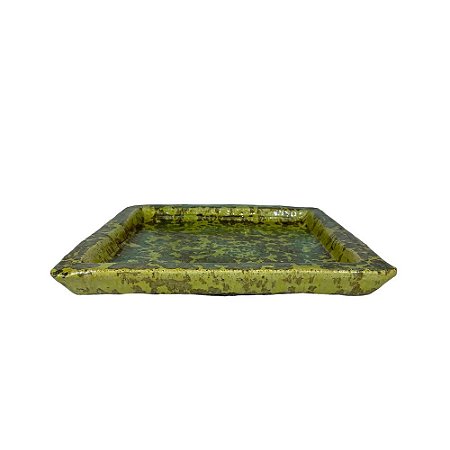 PRATO VIETNAM QUADRADO PISTACHE 32CM