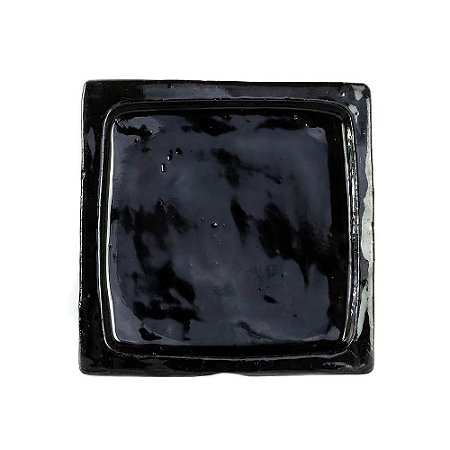 PRATO VIETNAM QUADRADO PRETO 32CM