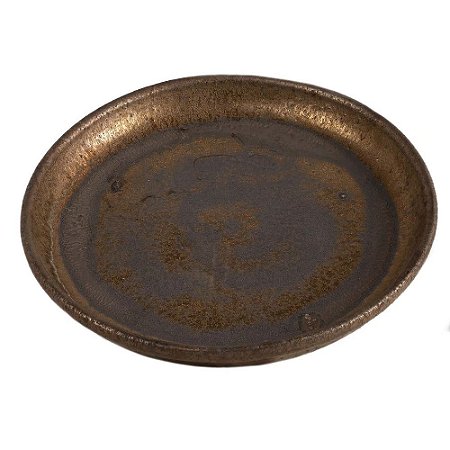 PRATO VIETNAMITA CERAMICA IMPORTADA REDONDO AZUL 21CM