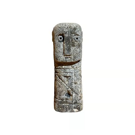 ESCULTURA ETNICA HIROSHI PEDRA NATURAL IMPORTADA A14CM