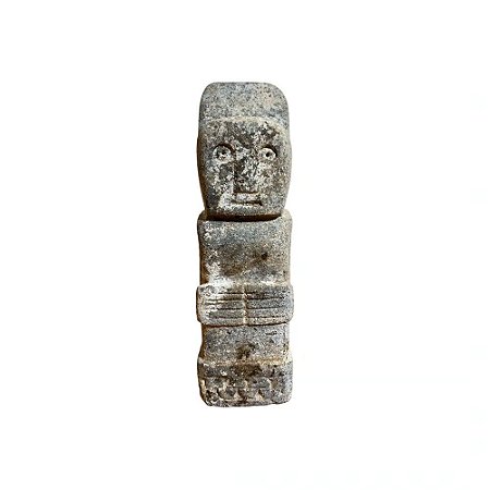 ESCULTURA ETNICA WEI PEDRA NATURAL IMPORTADA A16CM
