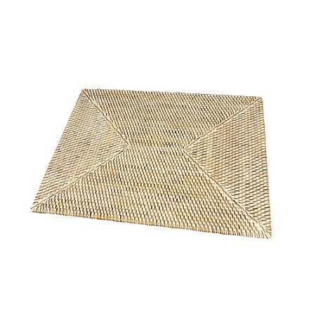 SOUSPLAT RETANGULAR BALI EM RATTAN