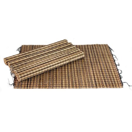 JOGO AMERICANO FIBRA NATURAL CONJUNTO COM 6