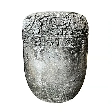 VASO BALI PEDRA ESCULPIDA D80XA110CM
