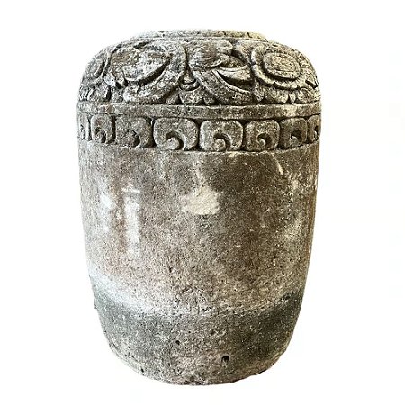 VASO BALI PEDRA ESCULPIDA D70XA90CM